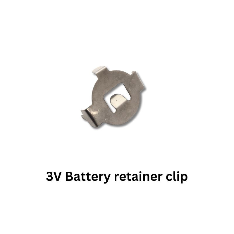 4-digit clock electronics kit components 3V Battery retainer clip