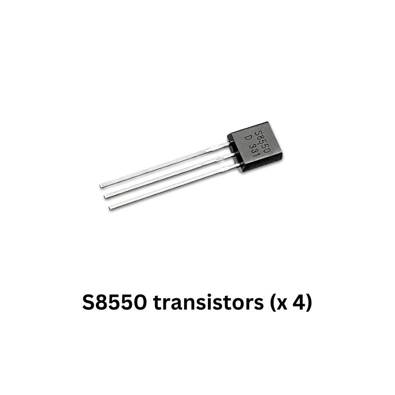 4-digit clock electronics kit components S8550 transistors