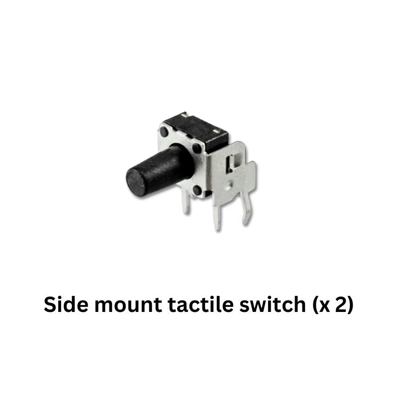 4-digit clock electronics kit components Side mount tactile switch
