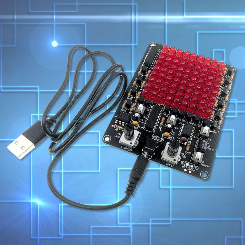 Chasing LED Electronics kit USB powered