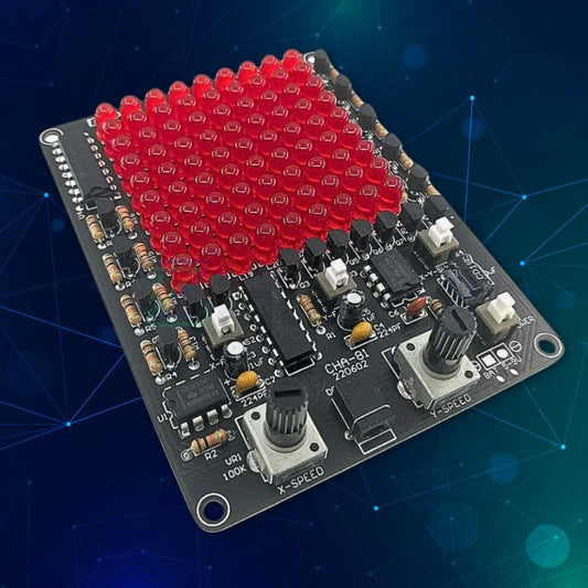 Chasing LED Electronics kit assembled