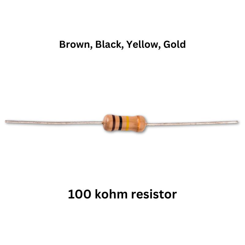 Digital Clock Electronics Kit 100 kohm resistor