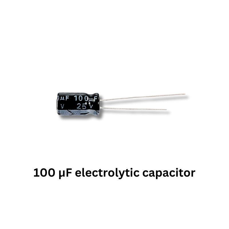 Digital Clock Electronics Kit 100 uF electrolytic capacitor