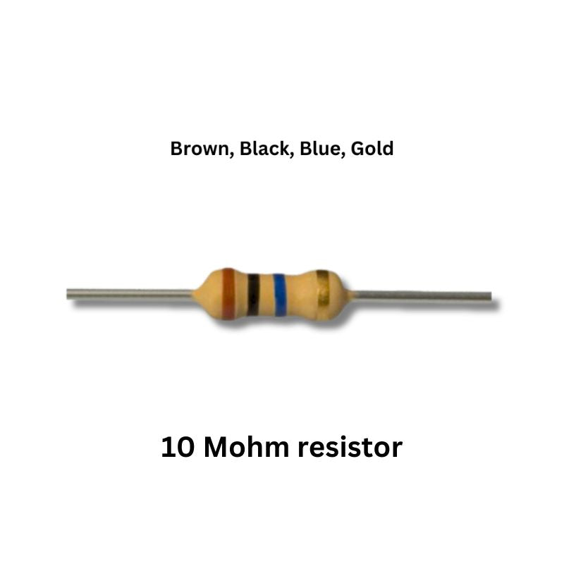 Digital Clock Electronics Kit 10 Mohm resistor