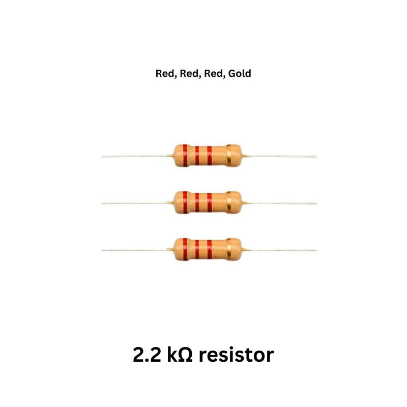Digital Clock Electronics Kit 2.2 kohm resistor