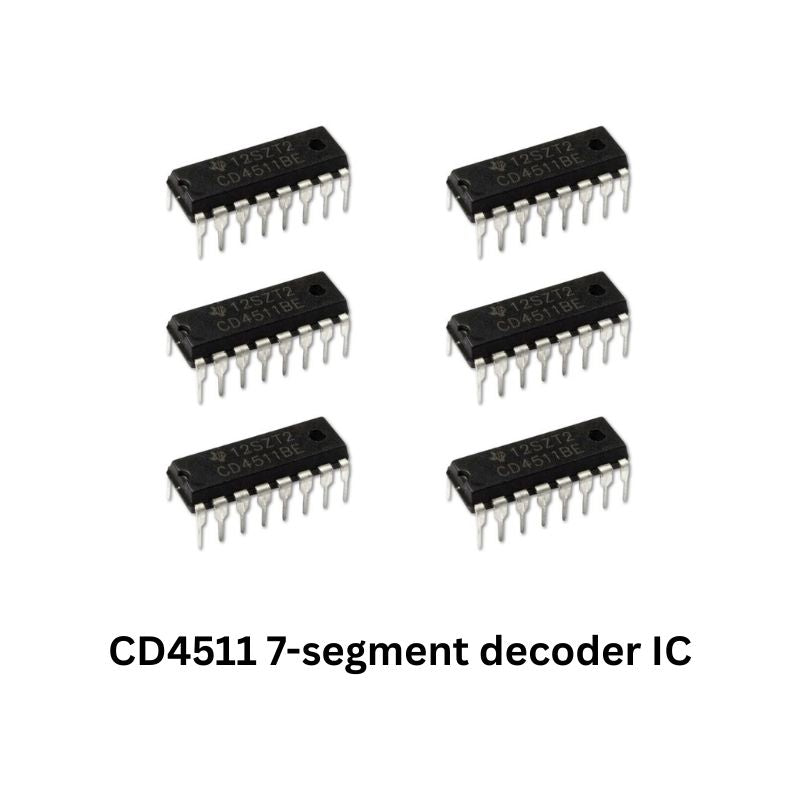 Digital Clock Electronics Kit CD4511 7-segment decoder IC
