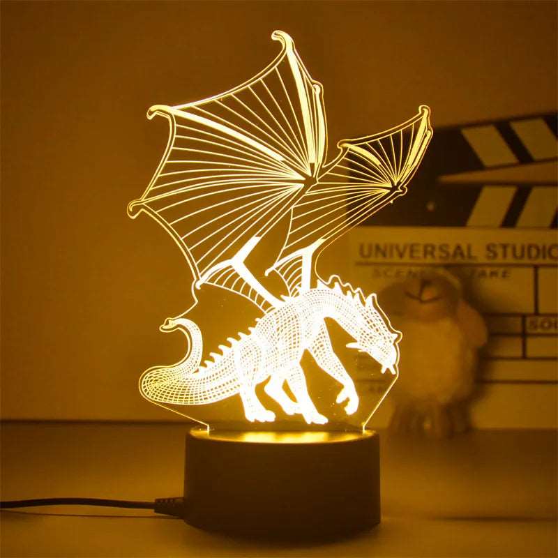 Dinosaur LED night lights Model 16 lamp