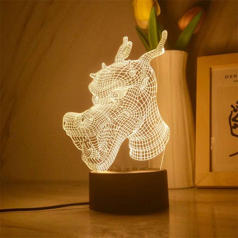 Dinosaur LED night lights Model 18 lamp