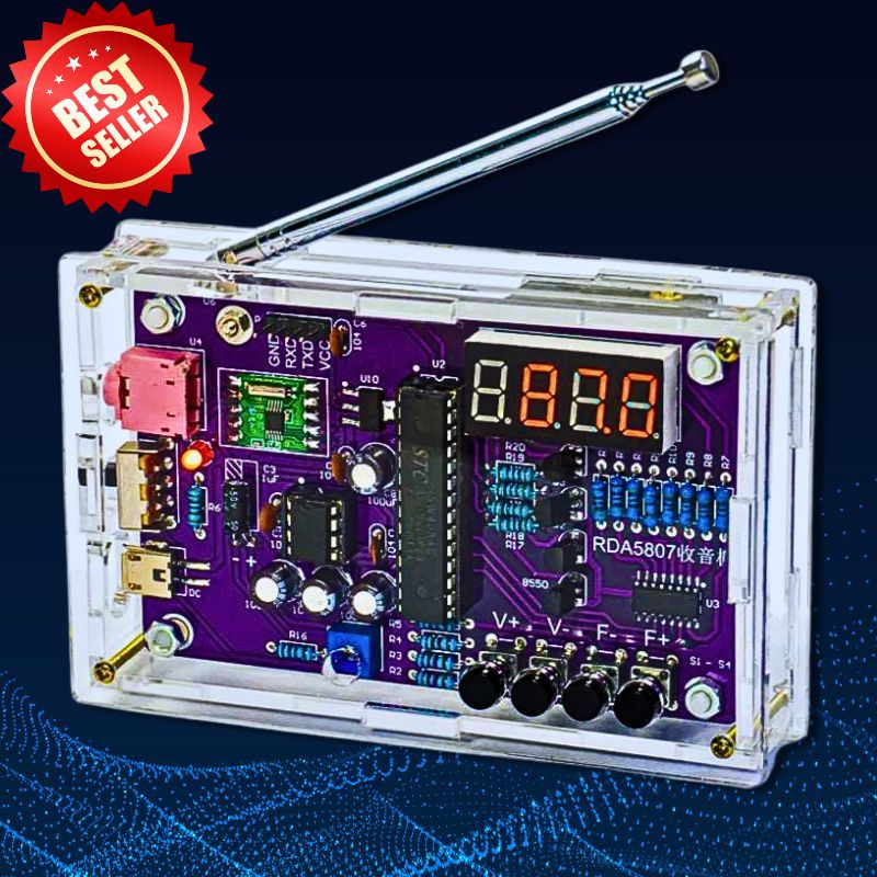 DY Dgtal RDA5807 FM Rado Electronc Kt 87-108MHZ DY Solderng DY Dgtal RDA5807 FM Rado Electronc Kt 87-108MHZ DY Solderng