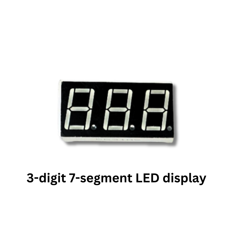 Handheld Game Electronics Kit Components 3-digit 7-segment LED display