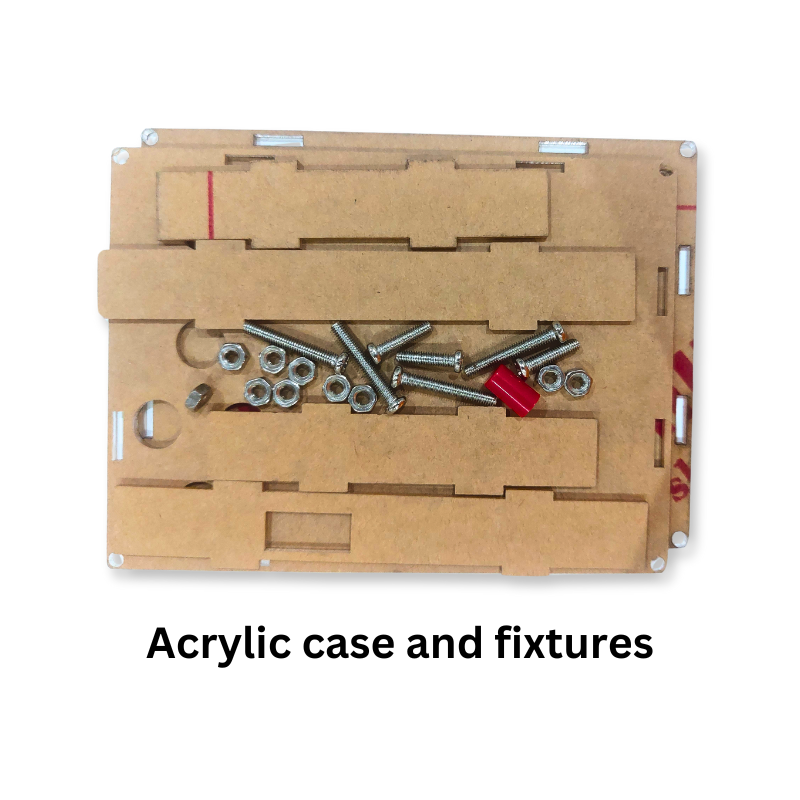 Handheld Game Electronics Kit Components Acrylic case and fixtures
