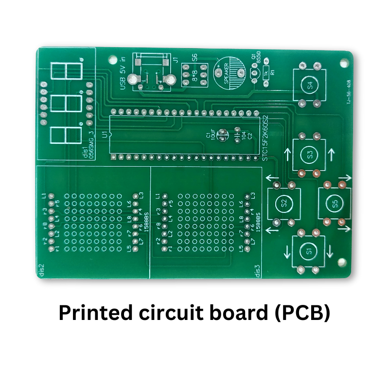 Handheld Game Electronics Kit Components Printed circuit board