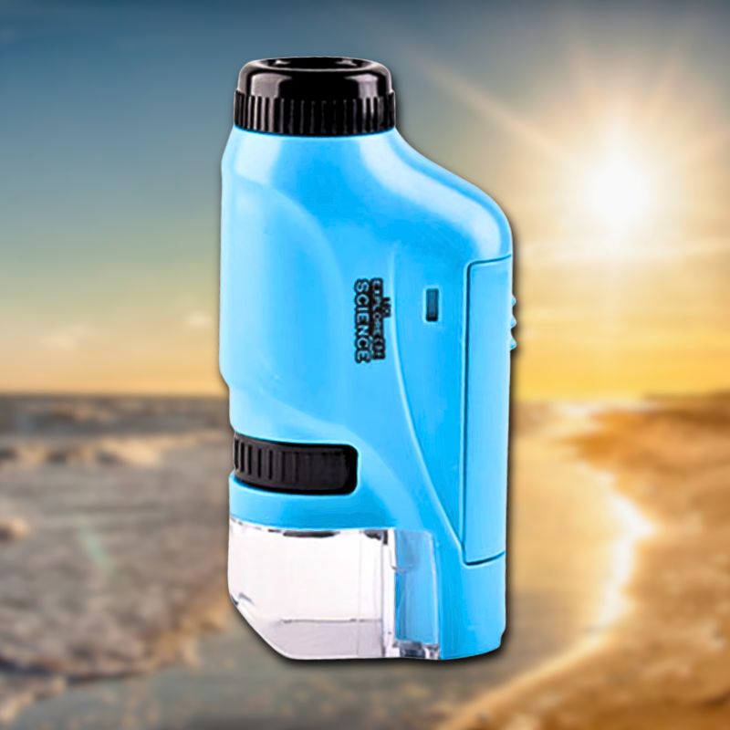 Handheld microscope blue variant