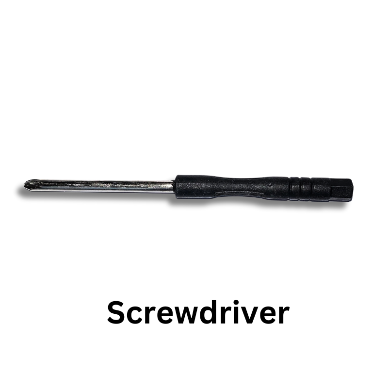 Morse code electronics kit contents-Screwdriver