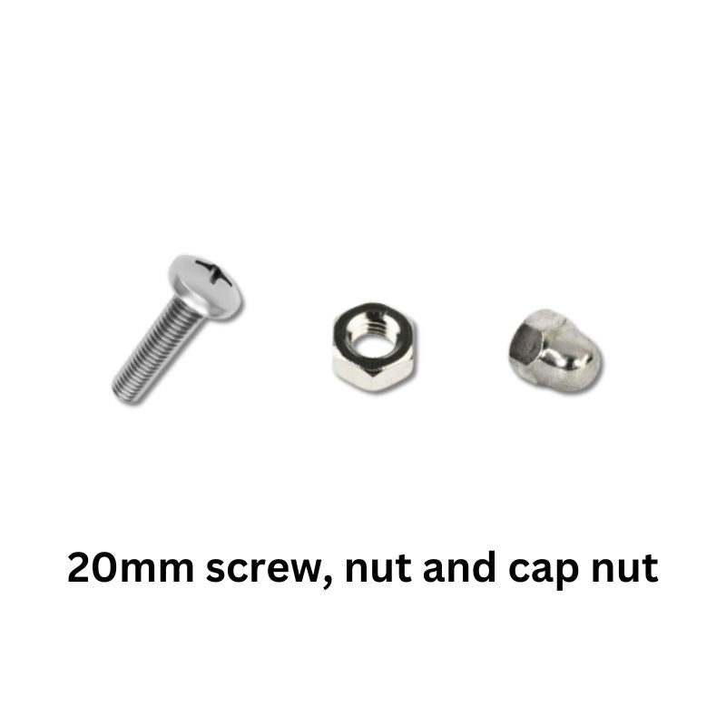 Smart Car Electronics Kit components 20mm screw nut and cap nut