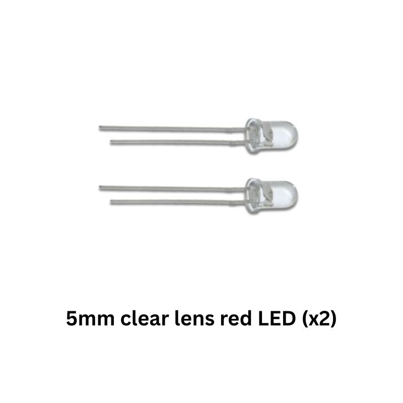 Smart Car Electronics Kit components 5mm White LED