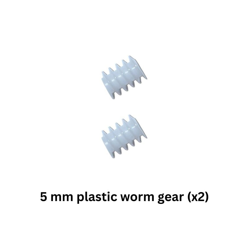 Smart Car Electronics Kit components 5mm plastic worm gear