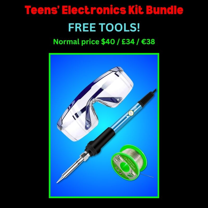 Teens Electronics Kit Bundle Free tools