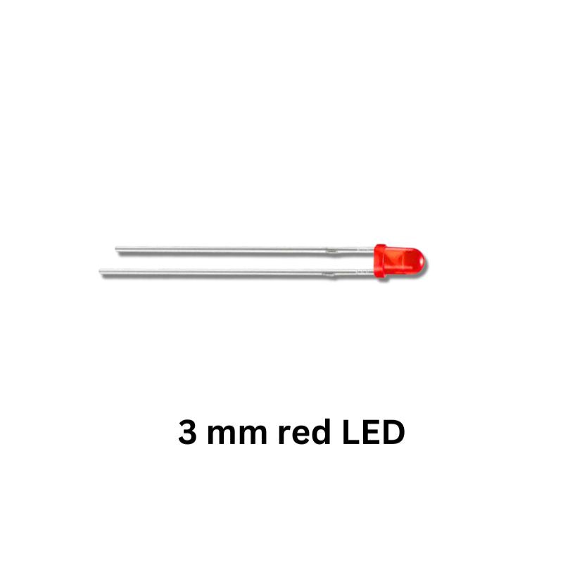 Ultrasonic Levitation Electronics kit components 3mm red LED