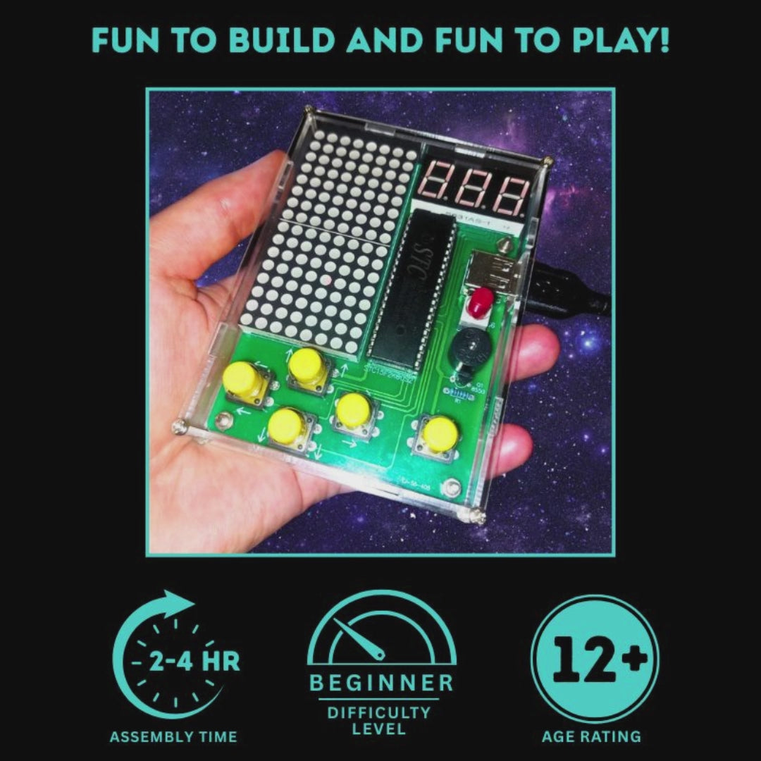 Handheld Game Electronics Kit Product Page Video