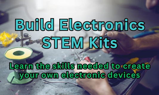 Blog card for post about building electronics STEM kits as a hobby