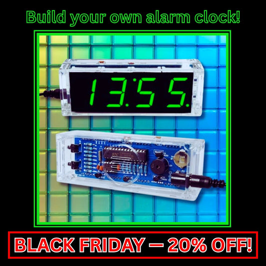 4-Digit Digital Clock kit Main Image Black Friday