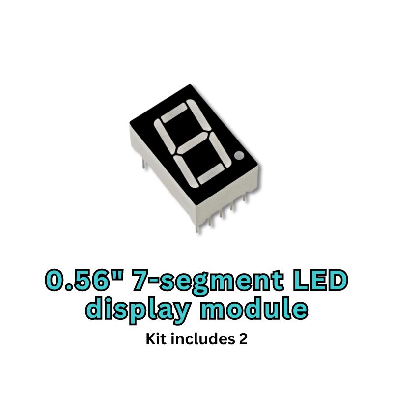 7-segment LED display module