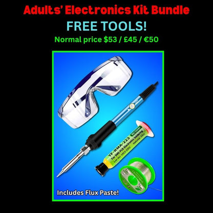 Adults Electronics Kit Bundle Free tools