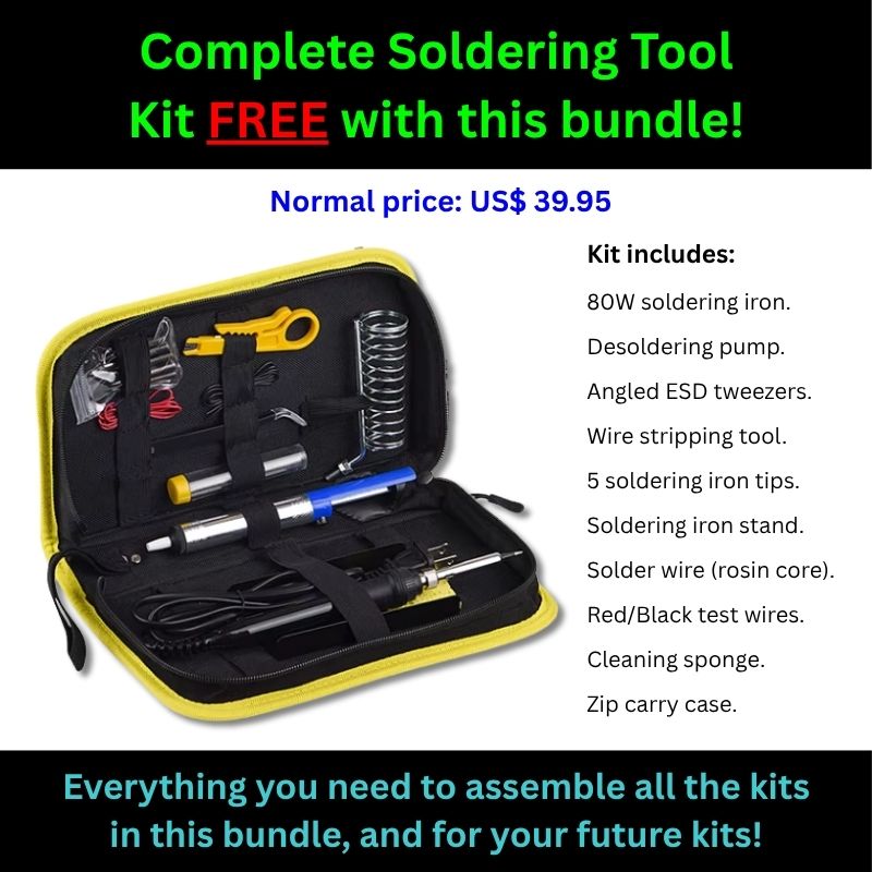 Adults Electronics kit bundle free tools (US) product page image