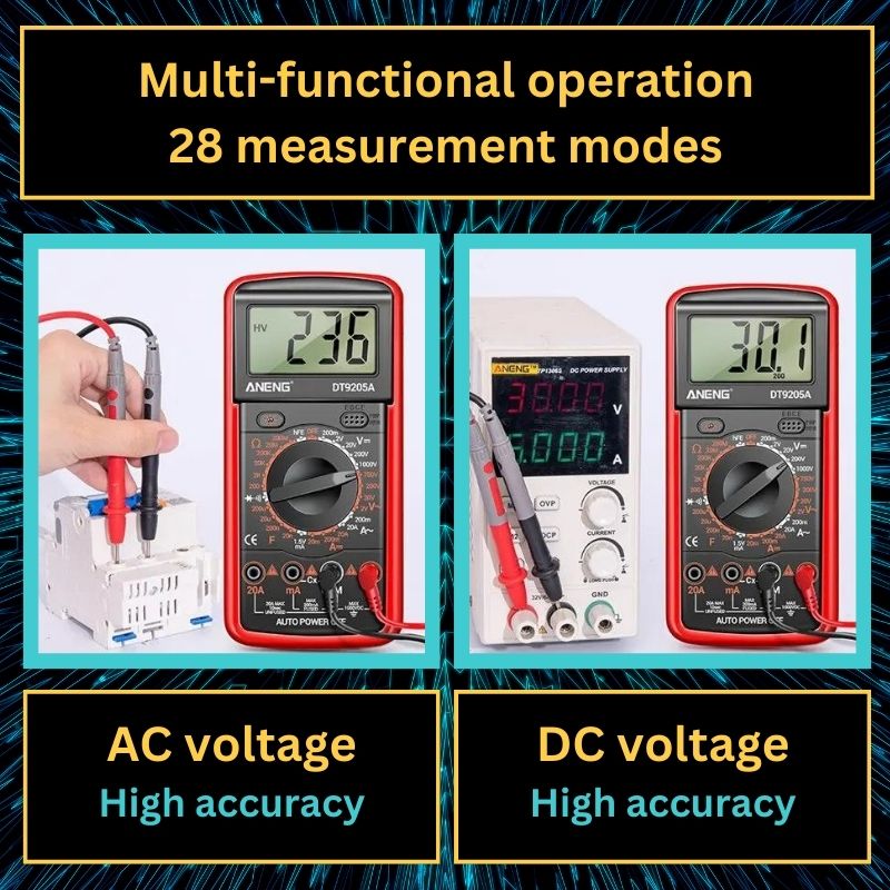 AC/DC Digital Multimeter