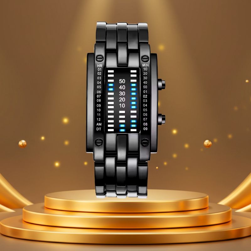 Binary Wristwatch Ladies Black Variant