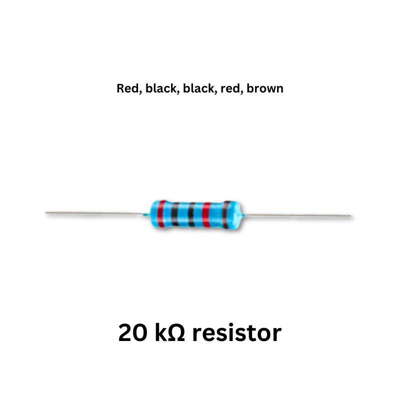 Bluetooth speaker kit 20 kohm resistor