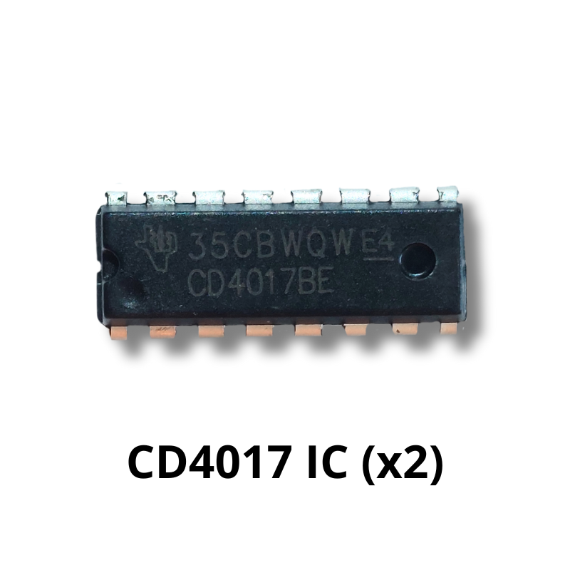Chasing LEDS Electronics kit components CD4017 IC