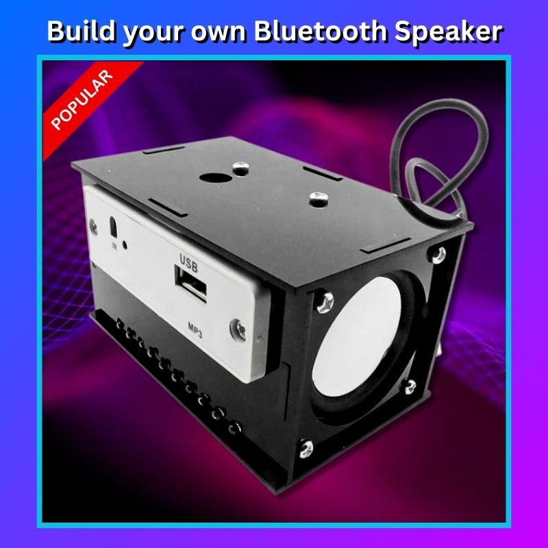 DIY Bluetooth Speaker Kit Main Image with caption