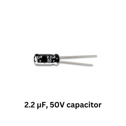 DIY Bluetooth speaker kit 2.2µF 50V capacitor