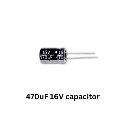 DIY Bluetooth speaker kit 470µF 16V capacitor