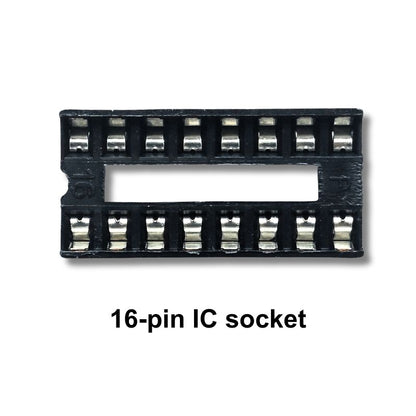 Digital Clock Electronics Kit 16-pin IC socket