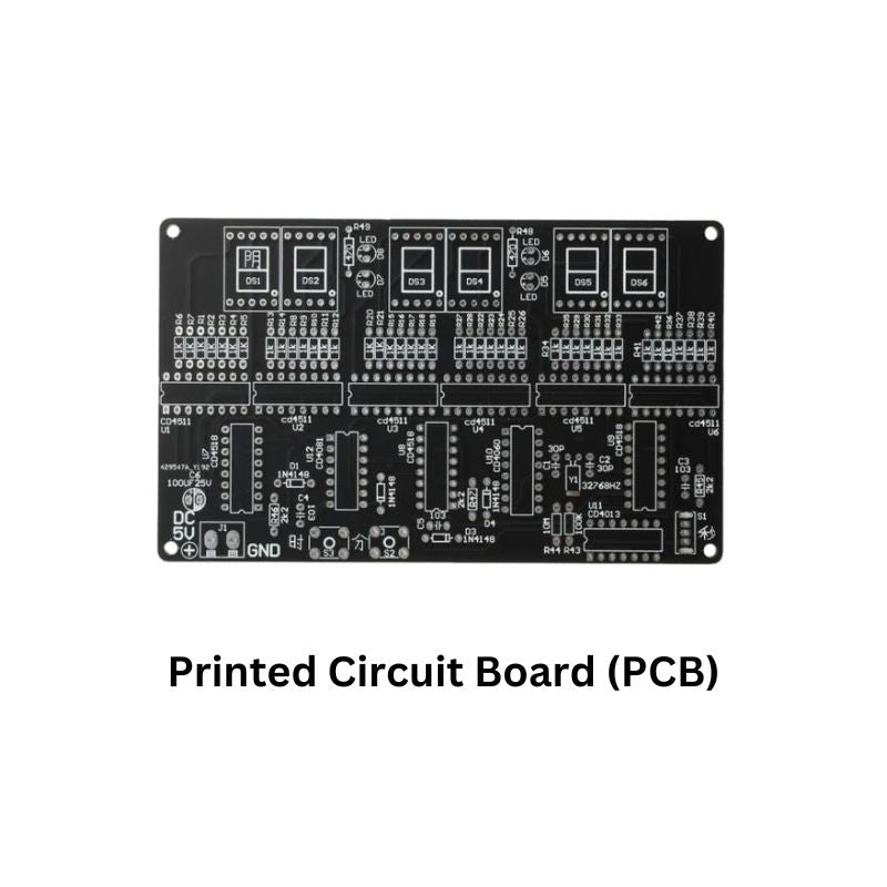 Digital Clock Electronics Kit 6-digit clock PCB