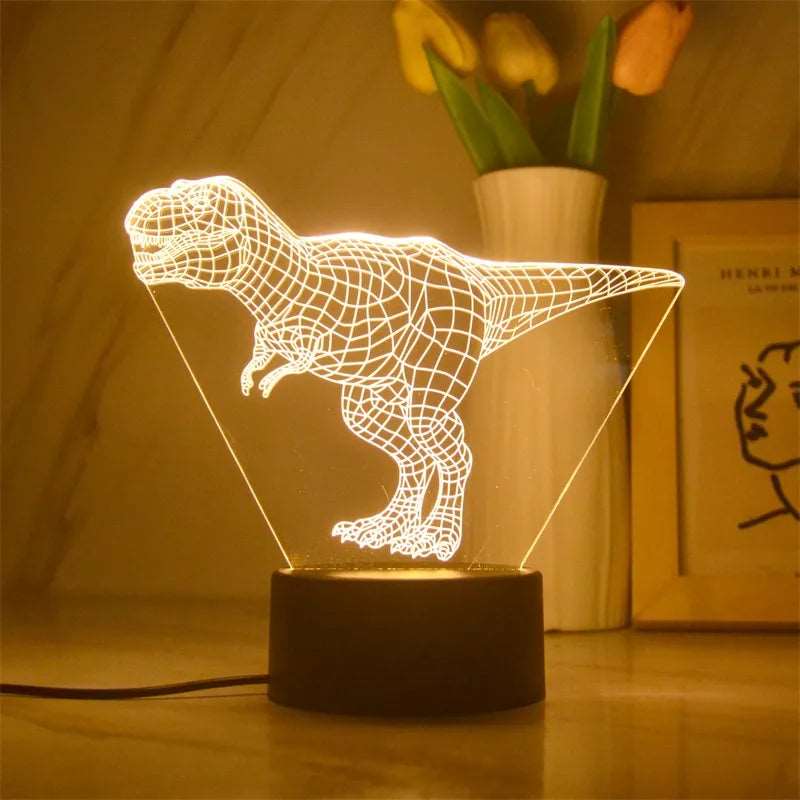Dinosaur LED night lights Model 1 lamp