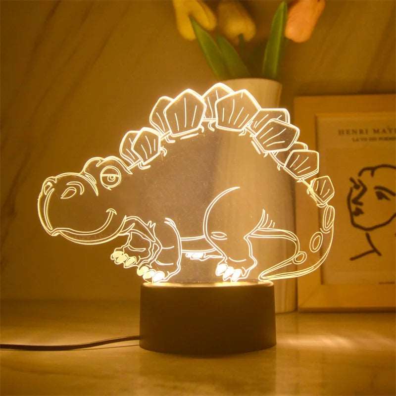 Dinosaur LED night lights Model 17 lamp