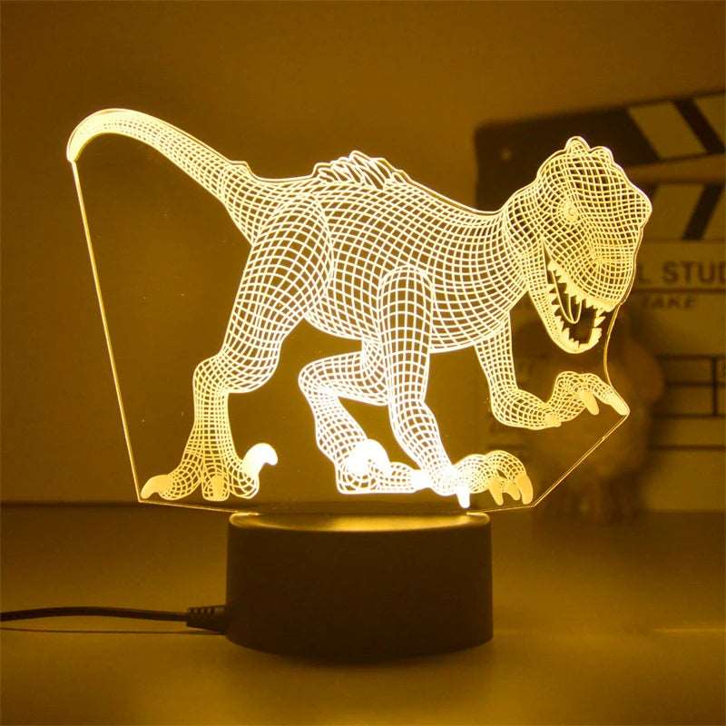 Dinosaur LED night lights Model 5 lamp v2
