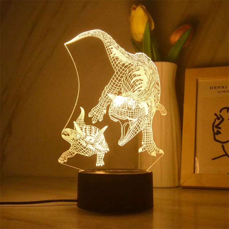 Dinosaur LED night lights Model 8 lamp v2