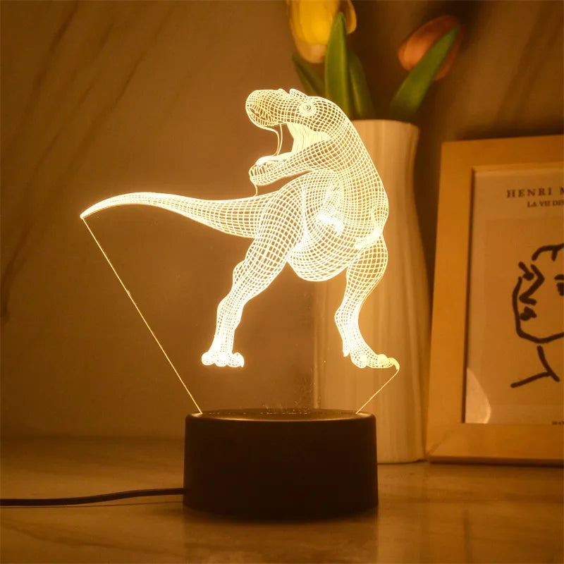 Dinosaur LED night lights Model 3 lamp v2