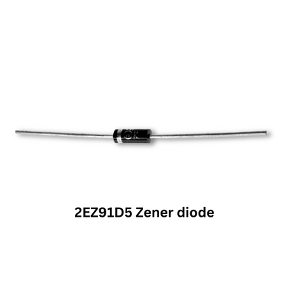 Electromagnetic cannon soldering kit components 2EZ91D5 Zener diode