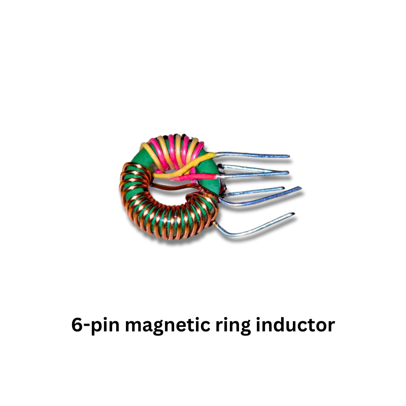 Electromagnetic cannon soldering kit components 6-pin magnetic ring inductor