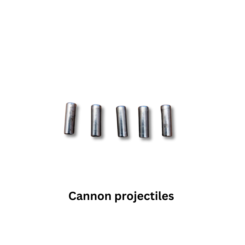 Electromagnetic cannon soldering kit components Cannon projectiles