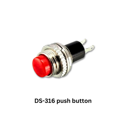 Electromagnetic cannon soldering kit components DS-316 push button
