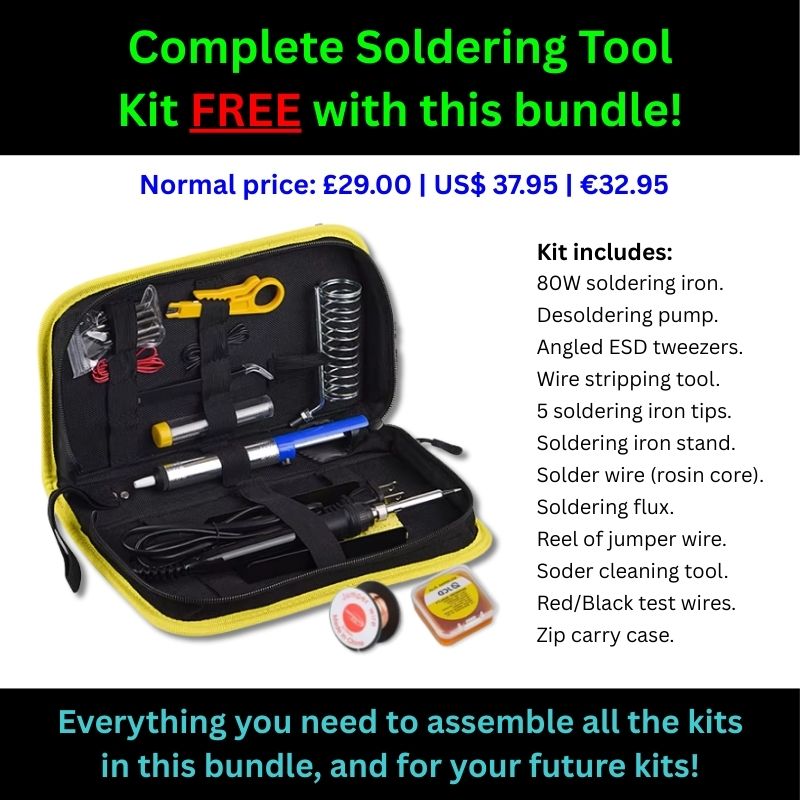 Electronics kit free tools product page image