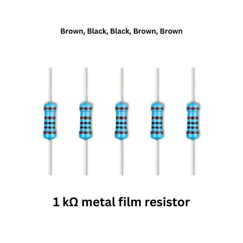 FM Radio assembly kit components 1 Kohm metal film resistor