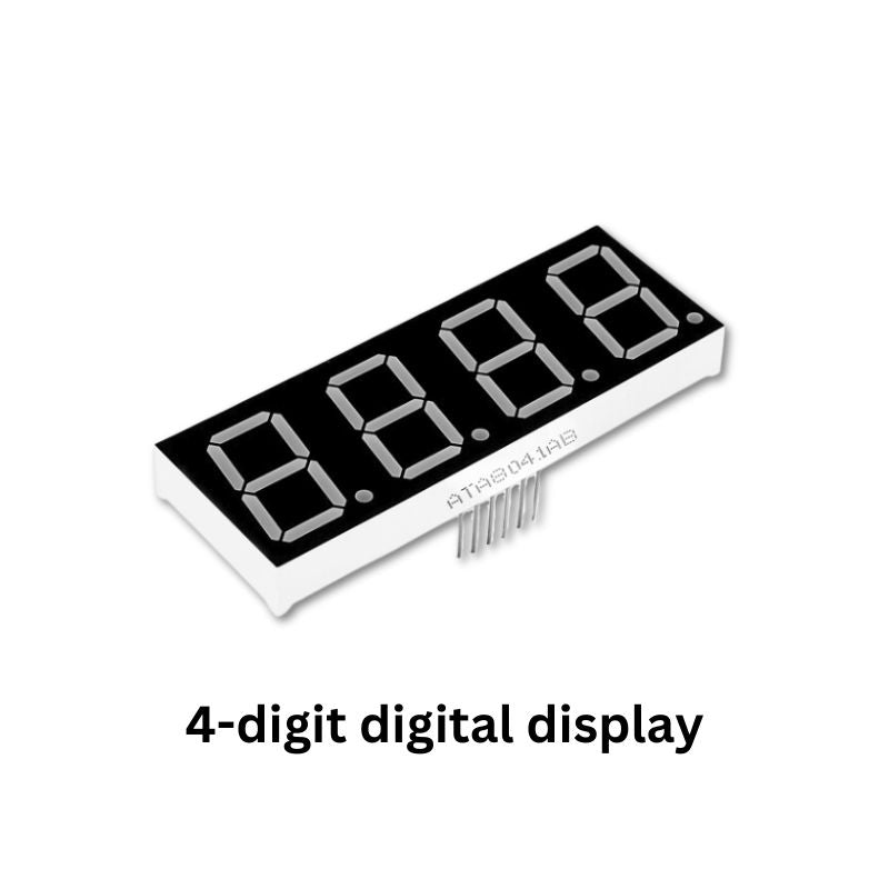 FM Radio assembly kit components 4-digit digital display
